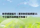 秋季感冒偏方（夏末秋初易感冒11个小偏方治感冒不伤身）