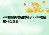 ow和耐克联名的鞋子（ow联名鞋什么意思）