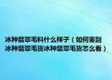 冰种翡翠毛料什么样子（如何鉴别冰种翡翠毛货冰种翡翠毛货怎么看）
