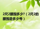 2尺2腰围多少?（2尺2的腰围是多少号）