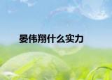 晏伟翔什么实力