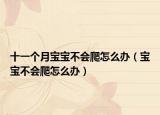 十一个月宝宝不会爬怎么办（宝宝不会爬怎么办）