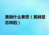 黄棘什么意思（黄棘是怎样的）
