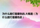 为什么路灯是暖色的,大概是（为什么路灯是暖色的）