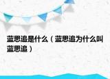 蓝思追是什么（蓝思追为什么叫蓝思追）