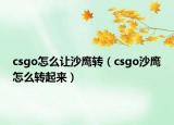 csgo怎么让沙鹰转（csgo沙鹰怎么转起来）