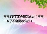 宝宝1岁了不会爬怎么办（宝宝一岁了不会爬怎么办）