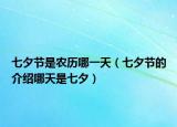 七夕节是农历哪一天（七夕节的介绍哪天是七夕）