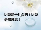 bl锁是干什么的（bl锁是啥意思）