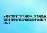 冰箱可以放客厅沙发旁边吗（沙发旁边是否放冰箱矮柜可以沙发旁边放冰箱矮柜可以吗）