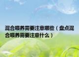 混合喂养需要注意哪些（盘点混合喂养需要注意什么）