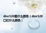 dior520是什么颜色（dior520口红什么颜色）