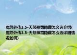 魔怨外传3.5-天怒神罚隐藏怎么选介绍(魔怨外传3.5-天怒神罚隐藏怎么选详细情况如何)