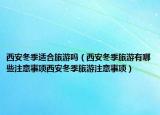 西安冬季适合旅游吗（西安冬季旅游有哪些注意事项西安冬季旅游注意事项）