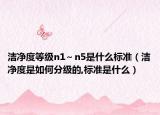 洁净度等级n1～n5是什么标准（洁净度是如何分级的,标准是什么）