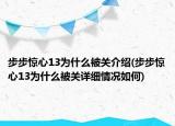 步步惊心13为什么被关介绍(步步惊心13为什么被关详细情况如何)
