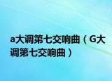 a大调第七交响曲（G大调第七交响曲）