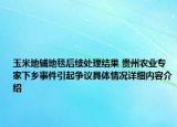 玉米地铺地毯后续处理结果 贵州农业专家下乡事件引起争议具体情况详细内容介绍