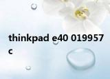 thinkpad e40 019957c
