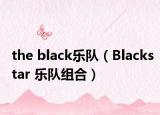 the black乐队（Blackstar 乐队组合）
