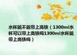 水杯能不能带上高铁（1300ml水杯可以带上高铁吗1300ml水杯能带上高铁吗）