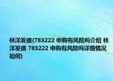 林洋发债(783222 申购有风险吗介绍 林洋发债 783222 申购有风险吗详细情况如何)