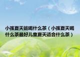小孩夏天能喝什么茶（小孩夏天喝什么茶最好儿童夏天适合什么茶）