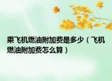 乘飞机燃油附加费是多少（飞机燃油附加费怎么算）