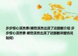 步步惊心演员表(哪些演员出演了这部剧介绍 步步惊心演员表 哪些演员出演了这部剧详细情况如何)
