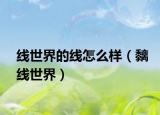 线世界的线怎么样（黐线世界）