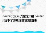 nesterj(玩不了游戏介绍 nesterj 玩不了游戏详细情况如何)