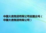中国大唐集团有限公司是国企吗（中国大唐集团有限公司）