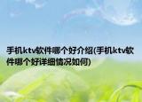 手机ktv软件哪个好介绍(手机ktv软件哪个好详细情况如何)