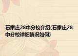 石家庄28中分校介绍(石家庄28中分校详细情况如何)