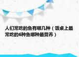 人们常吃的鱼有哪几种（饭桌上最常吃的6种鱼哪种最营养）