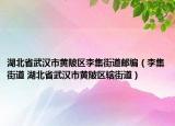 湖北省武汉市黄陂区李集街道邮编（李集街道 湖北省武汉市黄陂区辖街道）