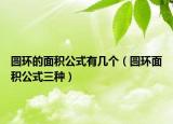 圆环的面积公式有几个（圆环面积公式三种）