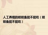 人工养殖的娃娃鱼能不能吃（娃娃鱼能不能吃）
