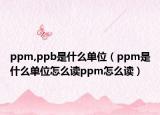ppm,ppb是什么单位（ppm是什么单位怎么读ppm怎么读）