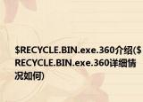 $RECYCLE.BIN.exe.360介绍($RECYCLE.BIN.exe.360详细情况如何)