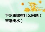 下水末端有什么问题（末端出水）