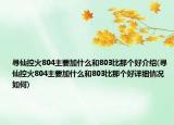 寻仙控火804主要加什么和803比那个好介绍(寻仙控火804主要加什么和803比那个好详细情况如何)