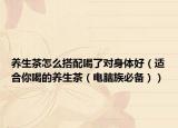 养生茶怎么搭配喝了对身体好（适合你喝的养生茶（电脑族必备））