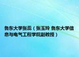 鲁东大学张蕊（张玉玲 鲁东大学信息与电气工程学院副教授）