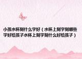 小孩水杯刻什么字好（水杯上刻字刻哪些字好给孩子水杯上刻字刻什么好给孩子）