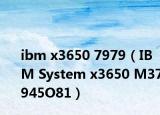 ibm x3650 7979（IBM System x3650 M37945O81）