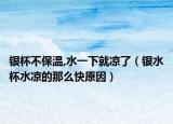 银杯不保温,水一下就凉了（银水杯水凉的那么快原因）