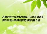 若武力收台将没收中国3万亿外汇储备英媒憋出馊主意具体情况详细内容介绍
