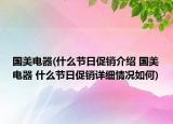 国美电器(什么节日促销介绍 国美电器 什么节日促销详细情况如何)