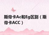 斯帝卡Ac和Eg区别（斯帝卡ACC）